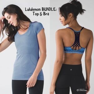 Lululemon BUNDLE: Swiftly too and Bra 12/8